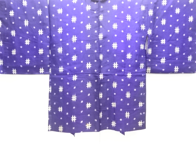 アンティーク　井桁模様羽織